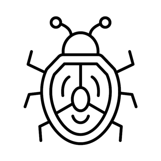 Bug Line Illustration