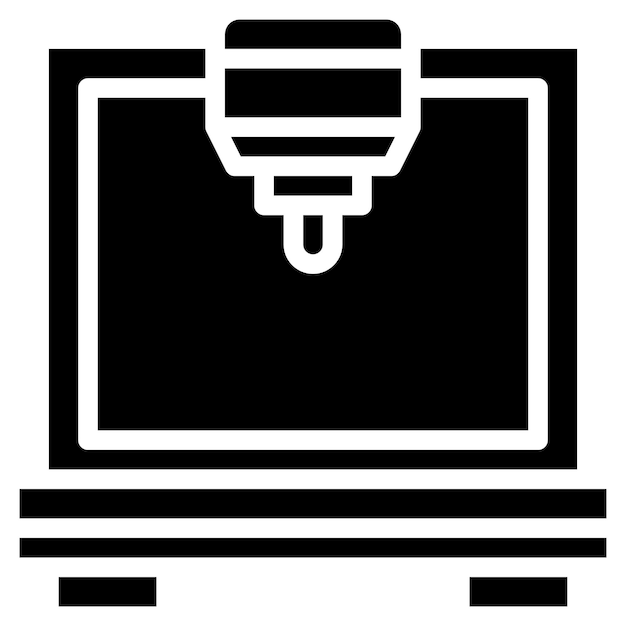 Build Plate icon vector image Can be used for 3d Printing