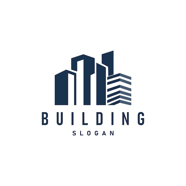 Building Real Estate Apartment Construction Logo Elegant Premium Rustic Monogram Vector Design