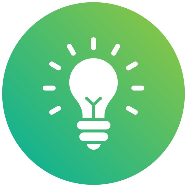 Bulb Vector Icon Design Illustration