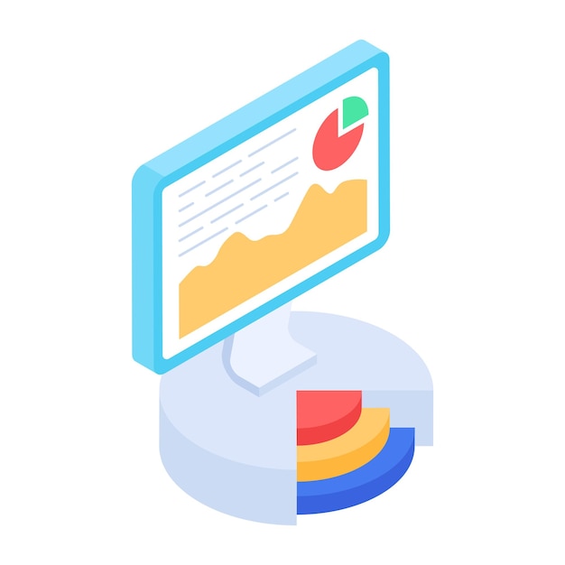 Bundle of Financial Market Isometric Icons