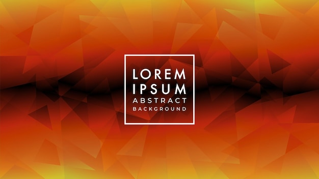 Burnt low poly pattern vector illustration Abstract background design template
