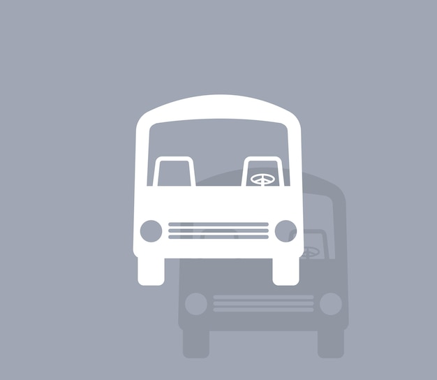 bus vector icon transportation symbol