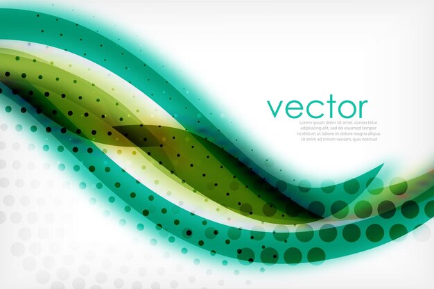 Business corporate abstract backgrounds wave brochure or flyer design templates Vector illustration