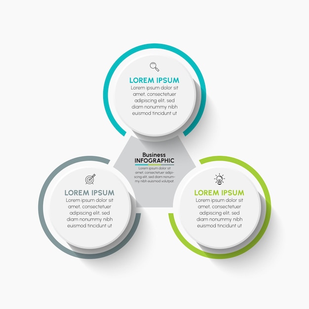 business data visualization timeline infographic icons designed for abstract background template