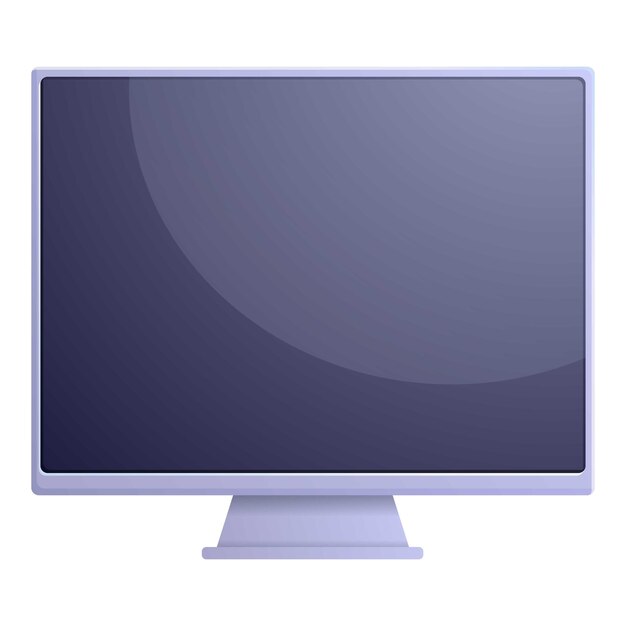 Business monitor icon Cartoon of business monitor vector icon for web design isolated on white background