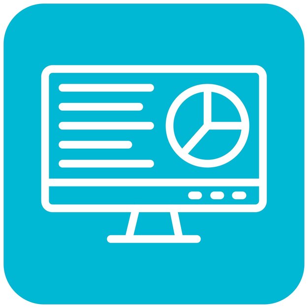 Business report Vector Icon Design Illustration