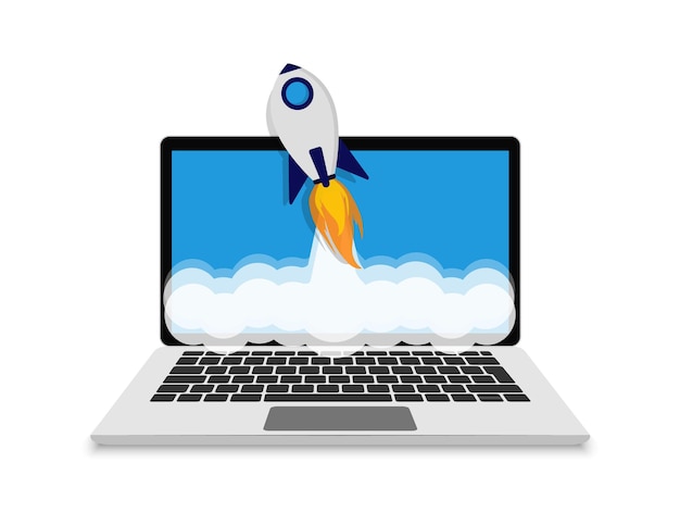 business startup concept vector illustration for presentation