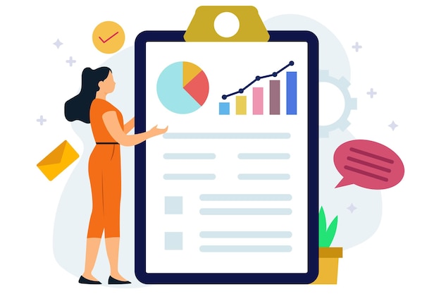 Business System vector illustration Can be used for Accounting