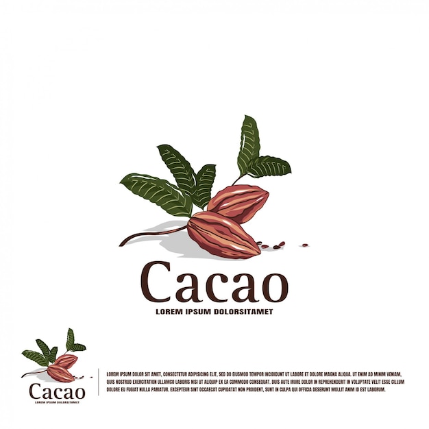 Cacao logo template