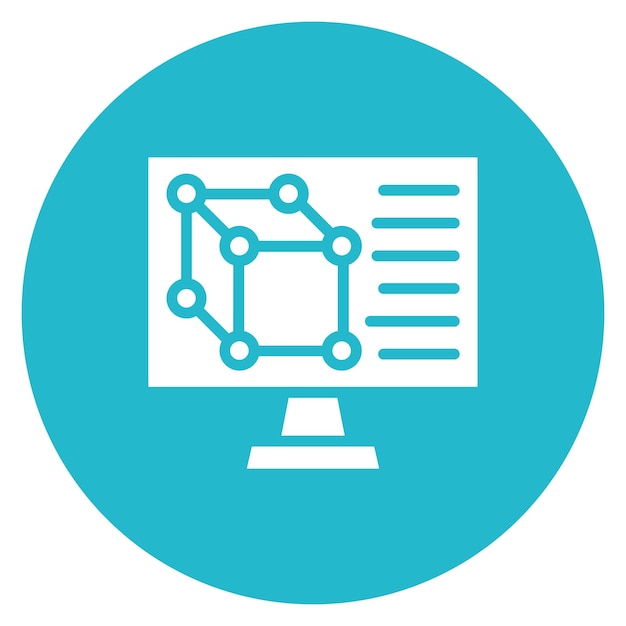 cad software icon vector image can be used for engineer in mechanics