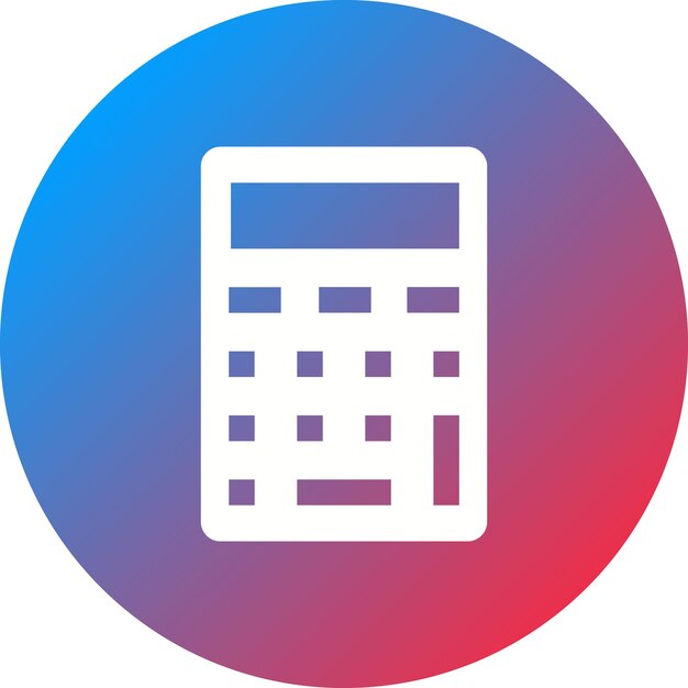 calculator icon vector image can be used for education