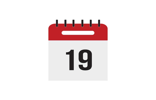 Calendar flat icon for websites and graphic resources Important date vector illustration of calendar with specific day