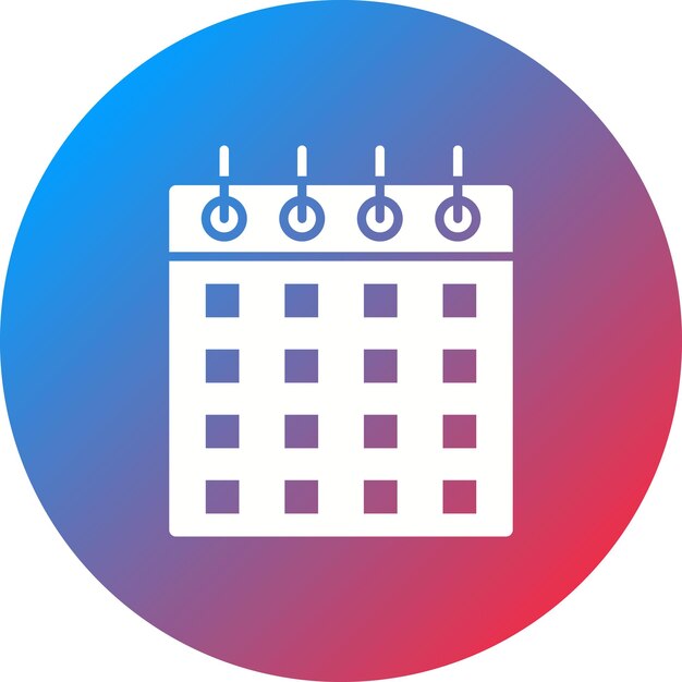Calendar icon vector image Can be used for Business