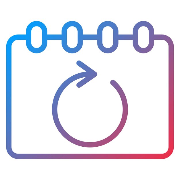 Calendar Sync icon vector image Can be used for Remote Working