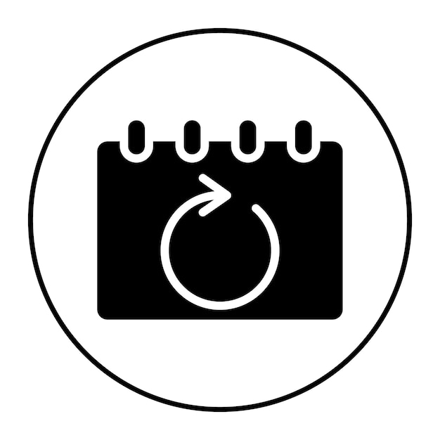 Calendar Sync icon vector image Can be used for Remote Working