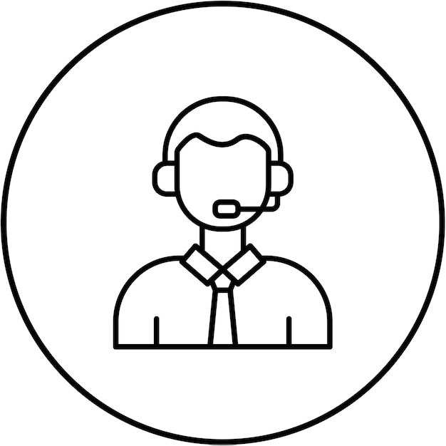 Call Center Agent Icon