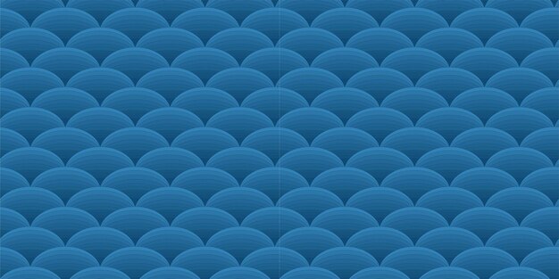 Calm Waves Seamless Pattern Backgrounds