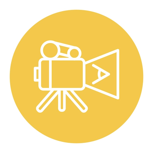 camera angle icon vector image can be used for filmmaking