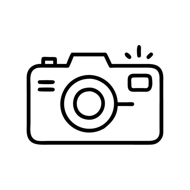 camera icon cartoon vector