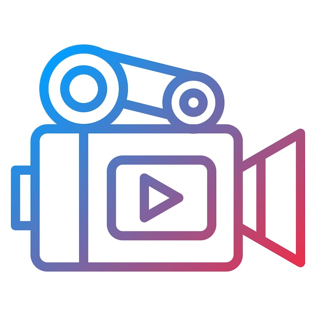 camera icon vector image can be used for filmmaking