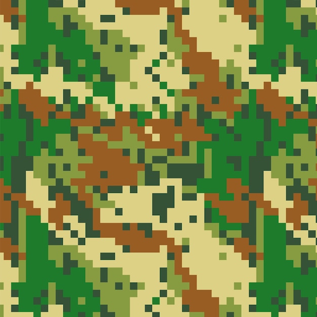 Camouflage pixel pattern for hunting military texture abstract army background for cloths