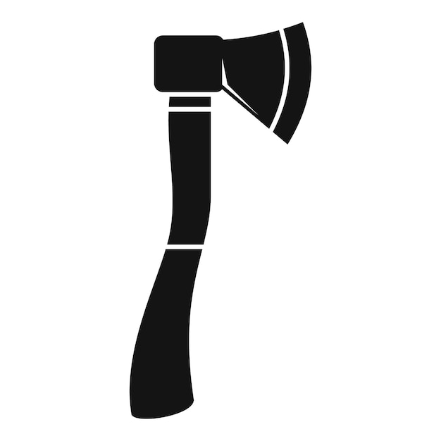 camping axe icon simple illustration of camping axe vector icon for web design isolated on white background