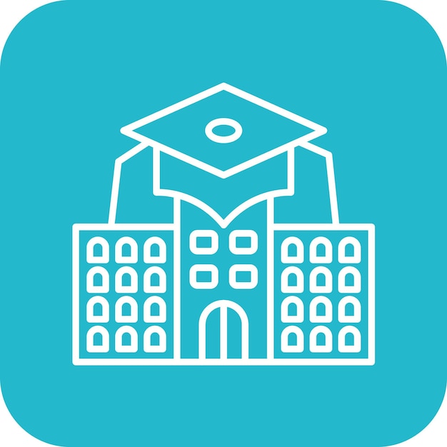 Campus icon vector image Can be used for University