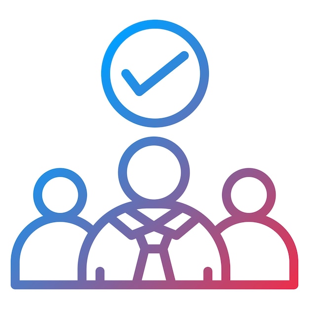 candidate icon vector image can be used for human resource