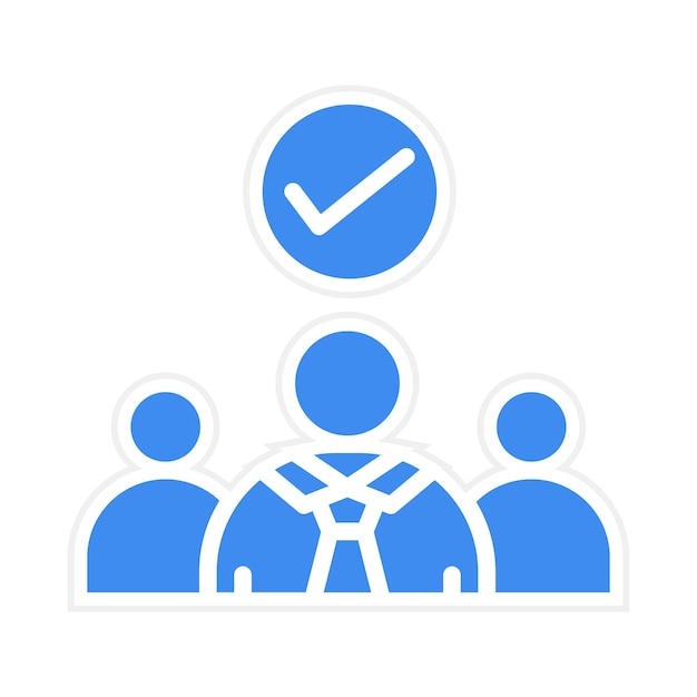 candidate icon vector image can be used for human resource