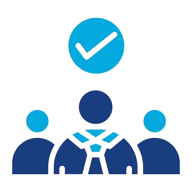 candidate icon vector image can be used for human resource