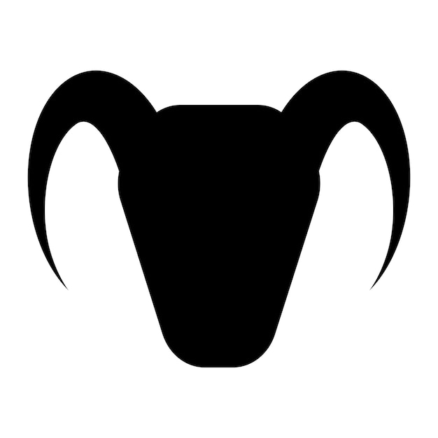 capricorn zodiac icon vector