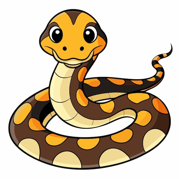 carpet python vector art design