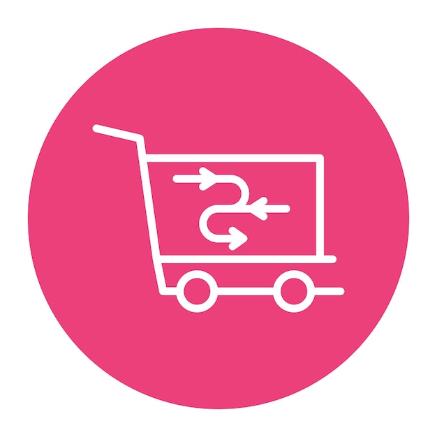 cart methods icon vector image can be used for ecommerce store