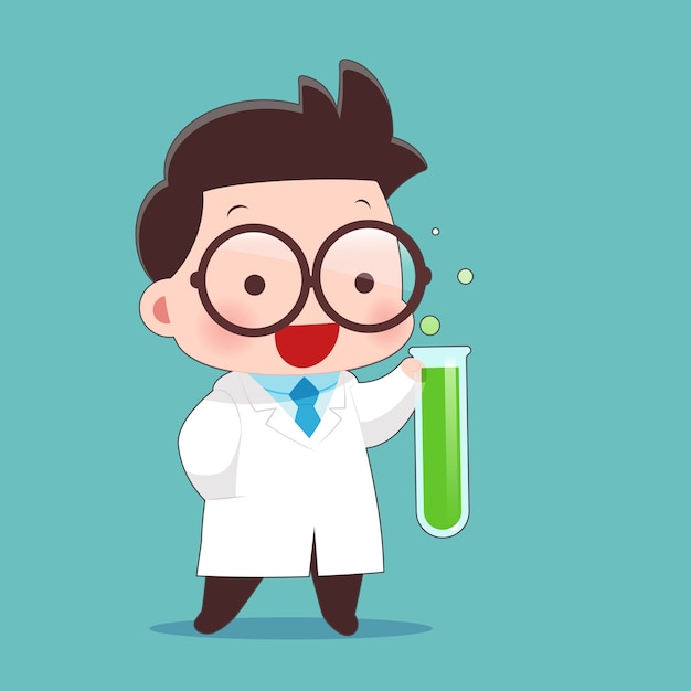 Cartoon Scientist 