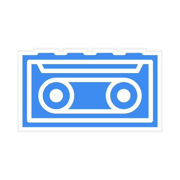 cassette icon vector image can be used for instrument