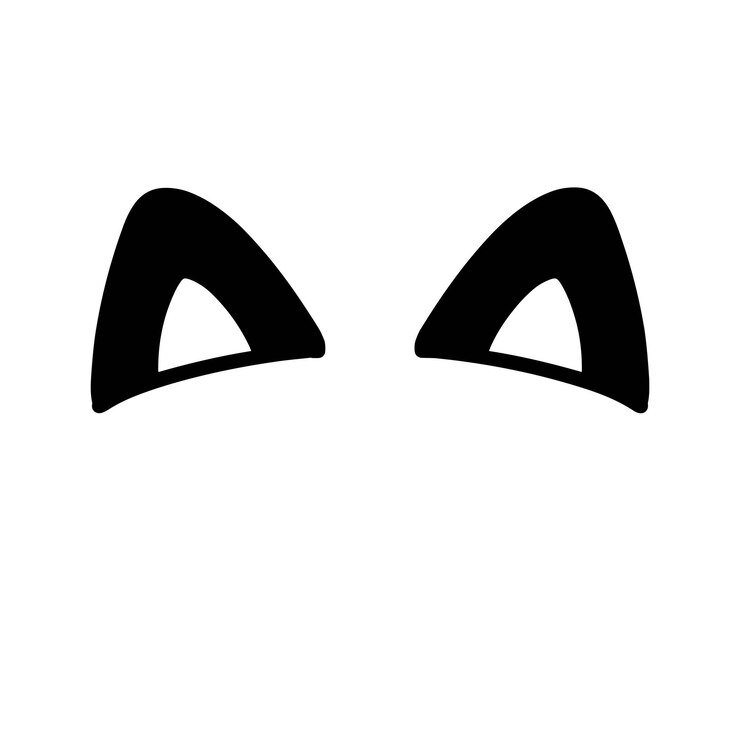 Vektori cat ears cute illustration icon