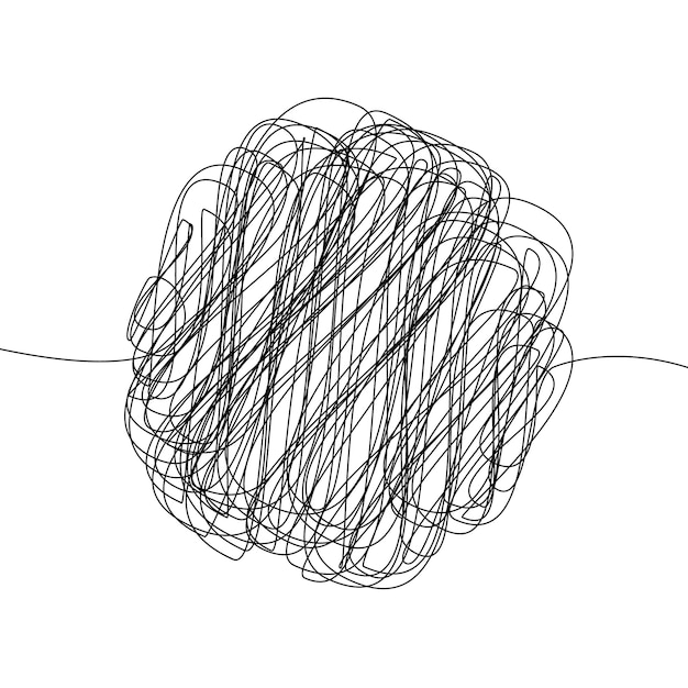chaos doodle pattern