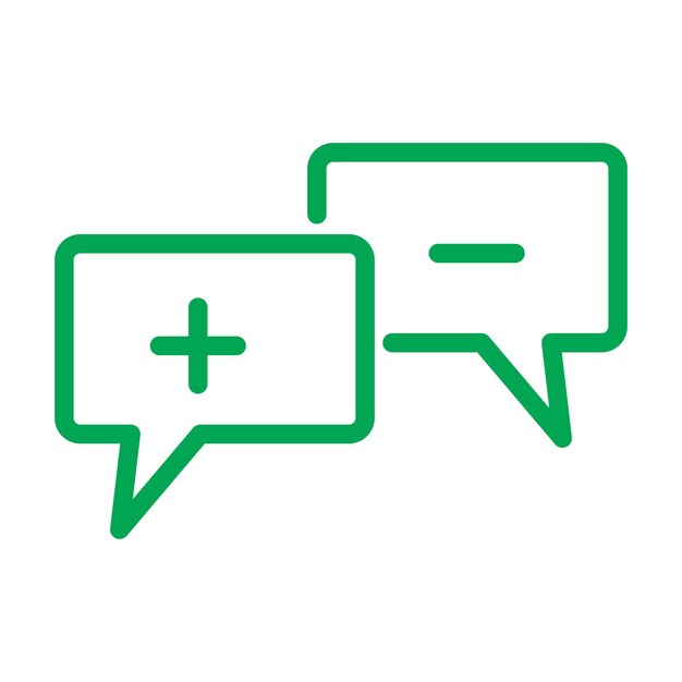 Chat Speech Bubble icon vector design templates