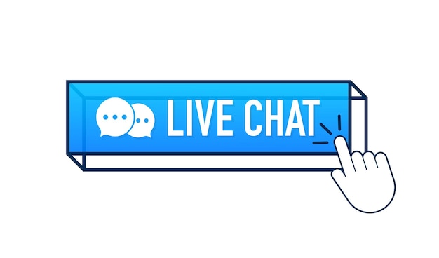 Chat talk bubble icon logo vector. Information icon vector. Live stream logo. Live chat button.