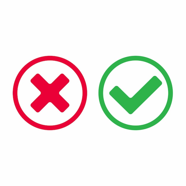 Check marks icons