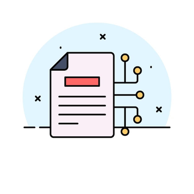 Check this amazing icon of smart contract in modern style