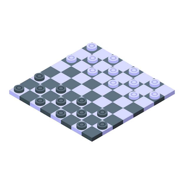 checkerboard with game pieces showing a strategic game being played