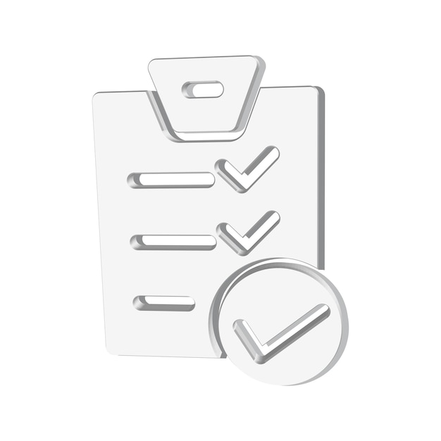 Checklist icon design template