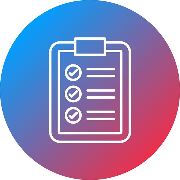 Checklist icon vector image Can be used for Chemistry