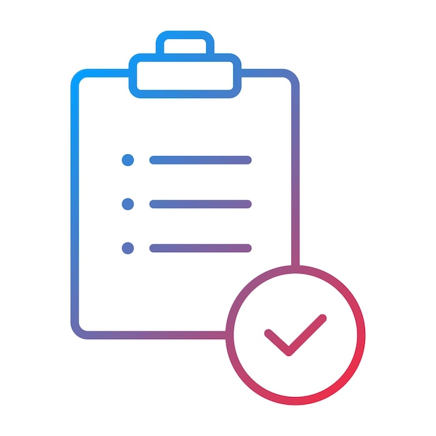 Checklist icon vector image Can be used for Coding and Development