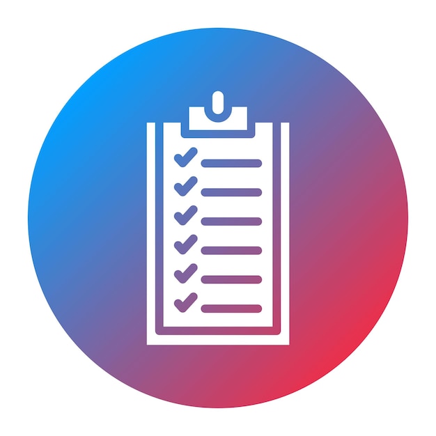 Checklist icon vector image Can be used for Job Fair