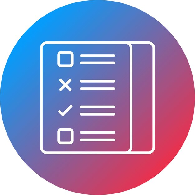 checklist icon vector image can be used for learning