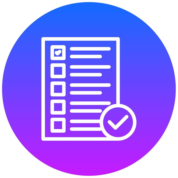 Checklist Vector Illustration