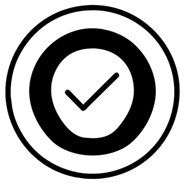 checkmark in a circle icon